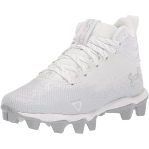 imageUnder Armour UnisexChild Spotlight Fran 20 Jr Road Running Shoe100 WhiteMetallic Silver