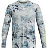 imageUnder Armour Mens Isochill Shorebreak Camo Long Sleeve012 Pitch Gray  Pitch Gray  Lime Surge