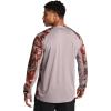 imageUnder Armour Mens Isochill Shorebreak Camo Long Sleeve016 Tetra Gray   Earthen Orange