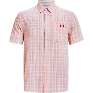 imageUnder Armour Mens Drift Tide 20 Plaid ShortSleeve TShirtWhite 101Fox