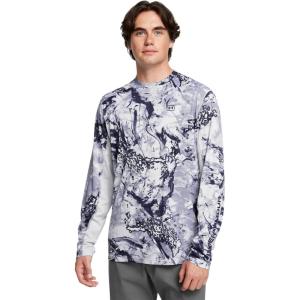 imageUnder Armour Mens Isochill Shorebreak Camo Long Sleeve411 Midnight Navy   Halo Gray