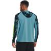 imageUnder Armour Mens Isochill Shore Break Camo Hoodie400 Still Water   Lime Surge