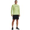 imageUnder Armour Mens Isochill Shore Break Camo HoodieLime Foam 368Blaze Orange