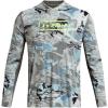 imageUnder Armour Mens Isochill Shorebreak Camo Hoodie012 Pitch Gray  Pitch Gray  Lime Surge