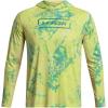 imageUnder Armour Mens Isochill Shorebreak Camo Hoodie727 Sonic Yellow  Coastal Teal  Coastal Teal