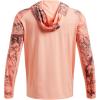 imageUnder Armour Mens Isochill Shorebreak Camo Hoodie897 Aero Orange   Fresh Clay