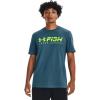 (414) Static Blue / / Lime Surge
