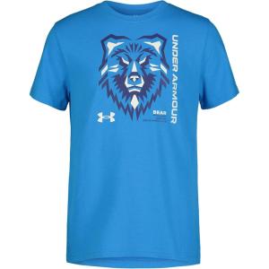 imageUnder Armour Boys Outdoor Short Sleeve TShirt CrewneckBlue Circuit Bear