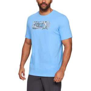 imageUnder Armour Mens Fish Icon Novelty TShirtCarolina Blue