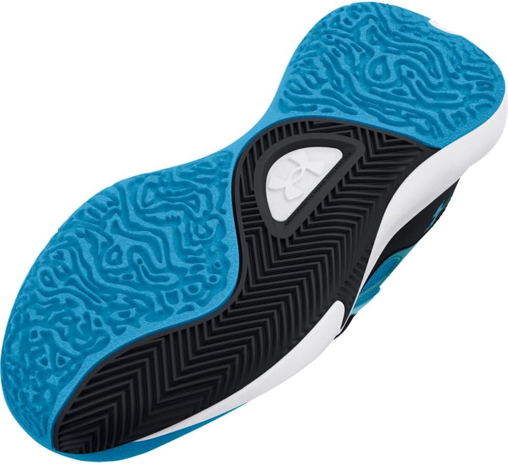 imageUnder Armour Kids Grade School Lockdown 6 Basketball Shoe401 CapriBlackSky Blue