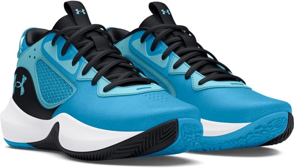imageUnder Armour Kids Grade School Lockdown 6 Basketball Shoe401 CapriBlackSky Blue