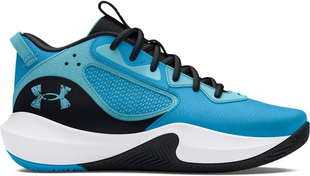 imageUnder Armour Kids Grade School Lockdown 6 Basketball Shoe401 CapriBlackSky Blue