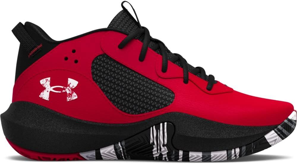 imageUnder Armour Kids Grade School Lockdown 6 Basketball ShoeRed