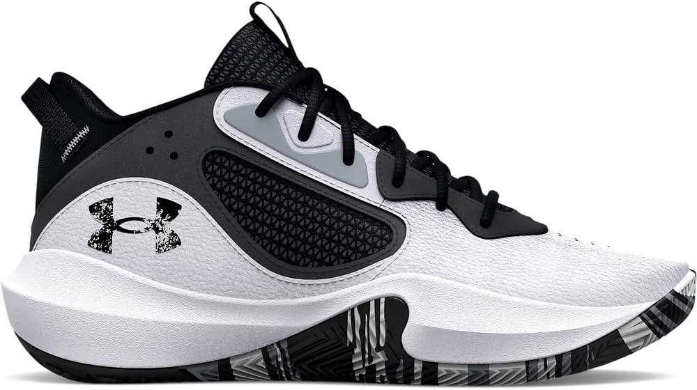 imageUnder Armour Kids Grade School Lockdown 6 Basketball ShoeWhite