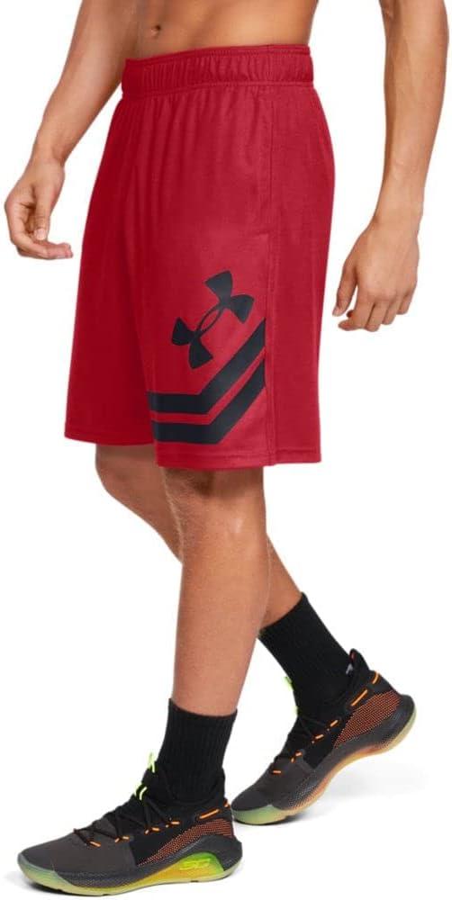 imageUnder Armour Mens Baseline 10inch Court ShortsRed Black