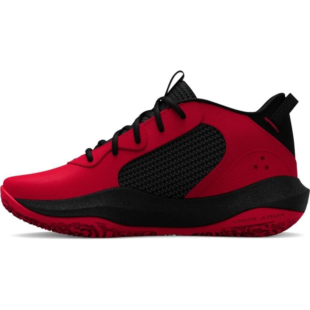 imageUnder Armour Kids Grade School Lockdown 6 Basketball ShoeRed