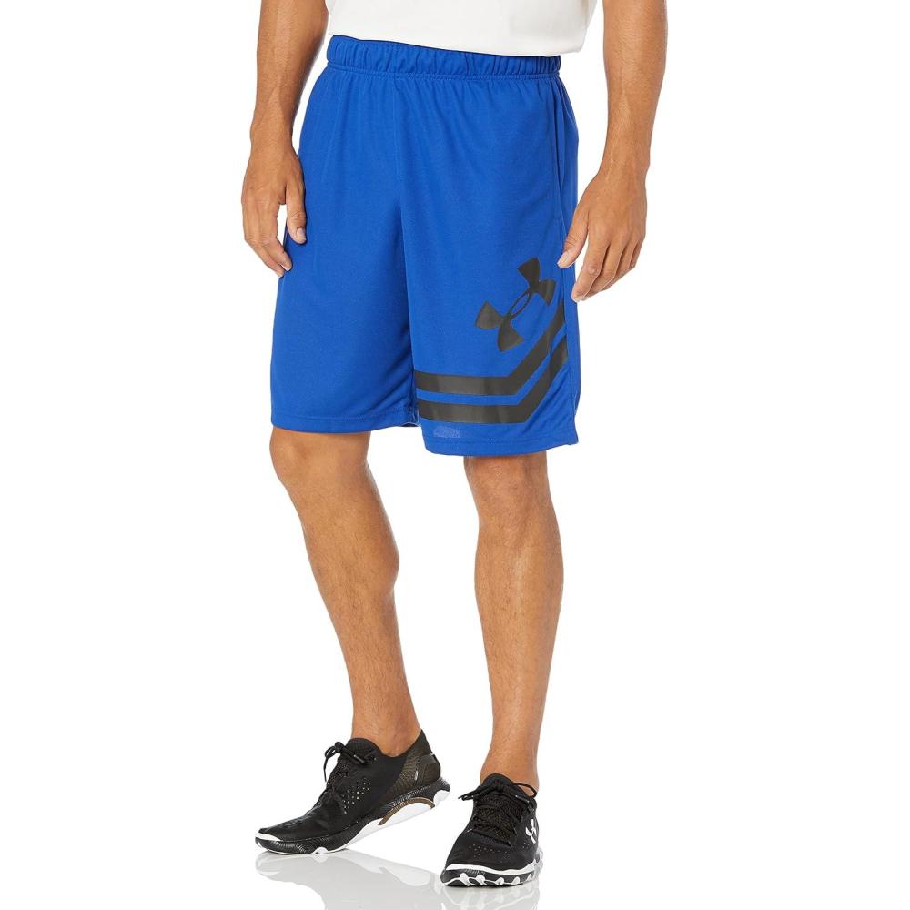 imageUnder Armour Mens Baseline 10inch Court ShortsRoyal 401Black