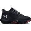 imageUnder Armour Kids Grade School Lockdown 6 Basketball Shoe002 BlackBlitz RedWhite