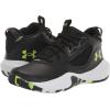 imageUnder Armour Kids Grade School Lockdown 6 Basketball Shoe004 BlackGray MistLime Surge