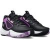 imageUnder Armour Kids Grade School Lockdown 6 Basketball Shoe005 BlackProvence PurplePurple Ace