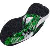 imageUnder Armour Kids Grade School Lockdown 6 Basketball Shoe005 BlackWhiteGreen Screen