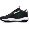 imageUnder Armour Kids Grade School Lockdown 6 Basketball Shoe006 BlackWhiteGreen Screen