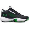 imageUnder Armour Kids Grade School Lockdown 6 Basketball Shoe006 BlackWhiteGreen Screen
