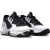 imageUnder Armour Kids Grade School Lockdown 6 Basketball Shoe101 WhiteBlackBlack