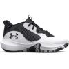 imageUnder Armour Kids Grade School Lockdown 6 Basketball Shoe101 WhiteBlackBlack