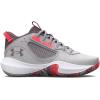 imageUnder Armour Kids Grade School Lockdown 6 Basketball Shoe103 Halo GrayBetaMisty Purple