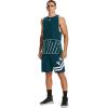 imageUnder Armour Mens Baseline 10inch Court ShortsDark Cyan 463White