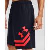 imageUnder Armour Mens Baseline 10inch Court ShortsGraphite Blue 581Electric Blue