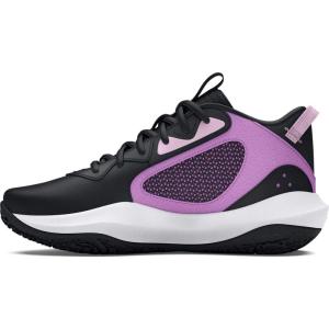 imageUnder Armour Kids Grade School Lockdown 6 Basketball Shoe005 BlackProvence PurplePurple Ace
