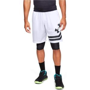 imageUnder Armour Mens Baseline 10inch Court ShortsWhite 100Black