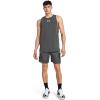 imageUnder Armour Mens UA Baseline Basketball Shorts025 Castlerock   White