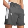 imageUnder Armour Mens UA Baseline Basketball Shorts025 Castlerock   White
