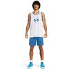 imageUnder Armour Mens UA Baseline Basketball Shorts444 Viral Blue  Photon Blue  White