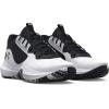 imageUnder Armour Unisex Adult Lockdown 6 Basketball Shoe101 WhiteJet GrayBlack