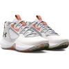 imageUnder Armour Unisex Adult Lockdown 6 Basketball Shoe102 WhiteBubble PeachBlack