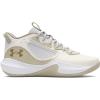 imageUnder Armour Unisex Adult Lockdown 6 Basketball Shoe103 WhiteSiltMetallic Gold