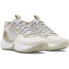 imageUnder Armour Unisex Adult Lockdown 6 Basketball Shoe103 WhiteSiltMetallic Gold