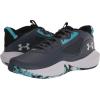 imageUnder Armour Unisex Adult Lockdown 6 Basketball Shoe400 Downpour GrayBlackWhite