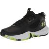 imageUnder Armour Unisex Adult Lockdown 6 Basketball Shoe004 BlackGray MistLime Surge