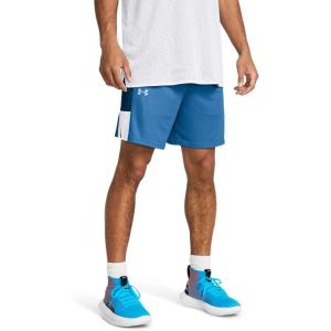 imageUnder Armour Mens UA Baseline Basketball Shorts444 Viral Blue  Photon Blue  White