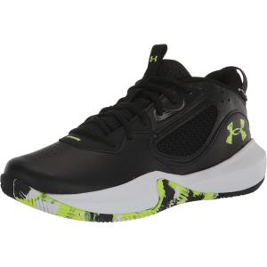 imageUnder Armour Unisex Adult Lockdown 6 Basketball Shoe004 BlackGray MistLime Surge