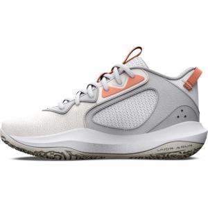 imageUnder Armour Unisex Adult Lockdown 6 Basketball Shoe102 WhiteBubble PeachBlack