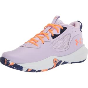 imageUnder Armour Unisex Adult Lockdown 6 Basketball Shoe500 Nebula PurpleSonar BlueOrange Blast