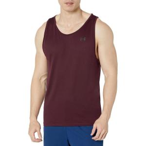 imageUnder Armour Mens UA Tech Tank 20602 Dark Maroon   Black