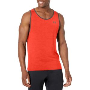 imageUnder Armour Mens UA Tech Tank 20890 Radio Red   Fresh Clay