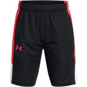imageUnder Armour Boys Baseline Basketball Shorts002 Black   Racer Red